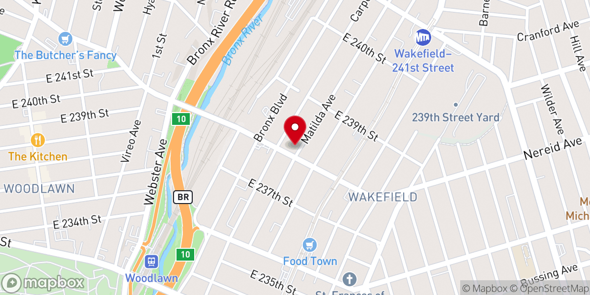 Map showing location of Judah Temple Ministries