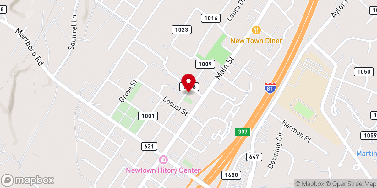 Map showing location of Spread The Word Full Gospel Church