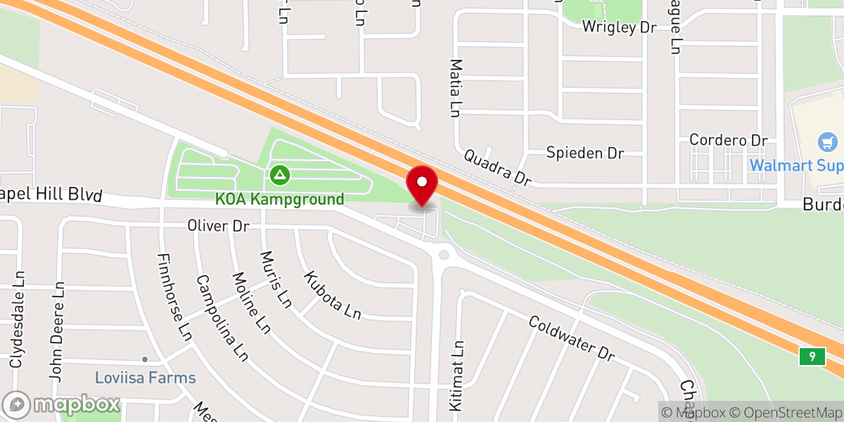 Map showing location of AXE KPR Axe Throwing