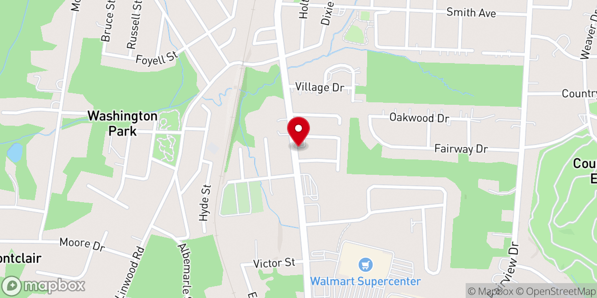 Map showing location of New Life Seventh Day Adventist