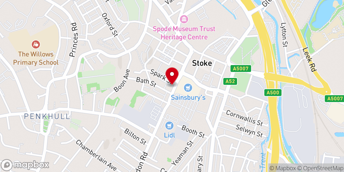 Map showing location of RCCG Living Water Parish