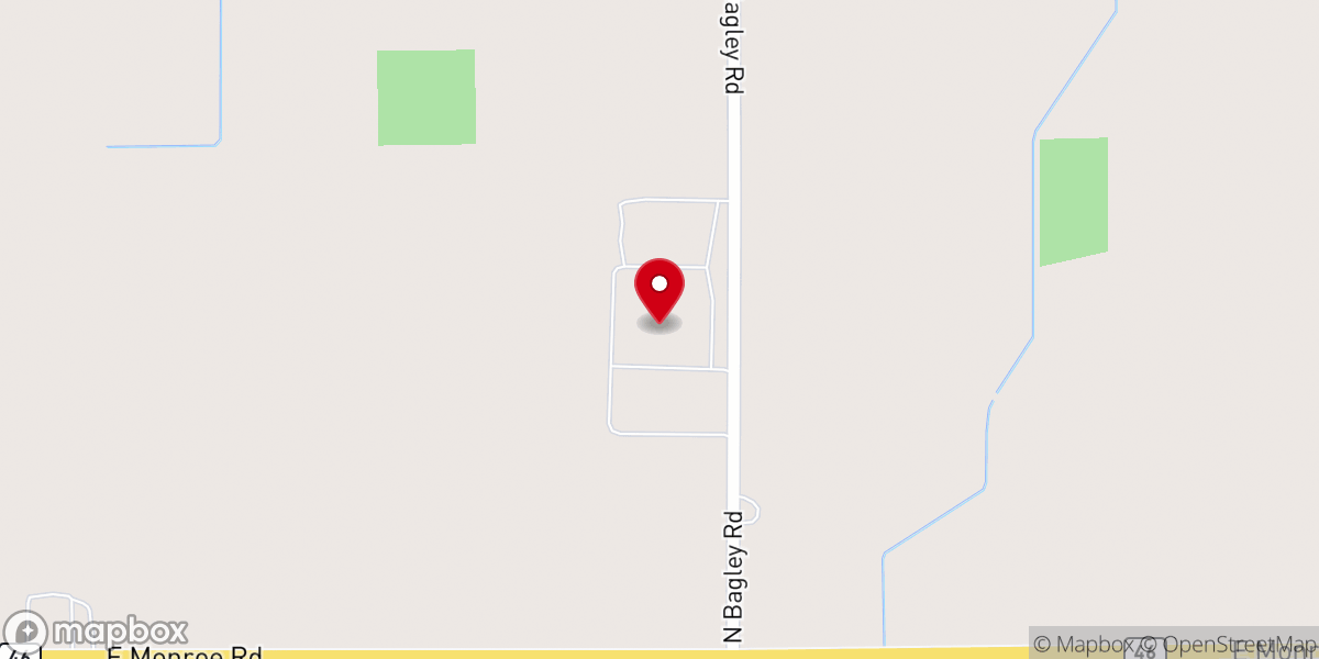 Map showing location of St. Louis Church of God Campground