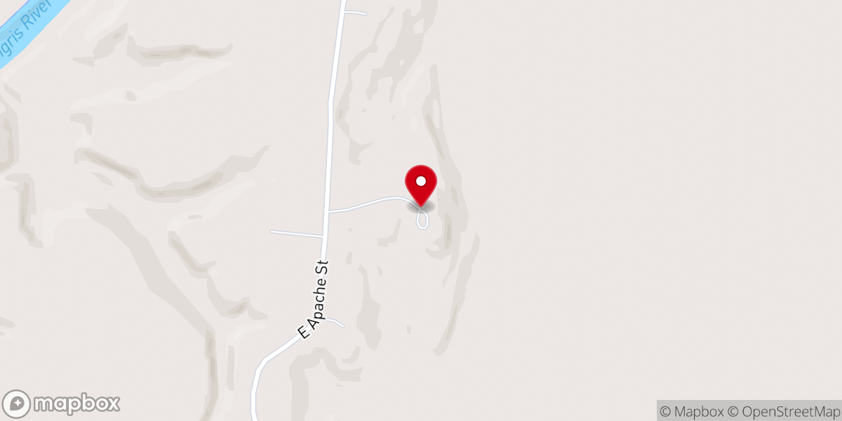 Map showing location of Skelly Lodge