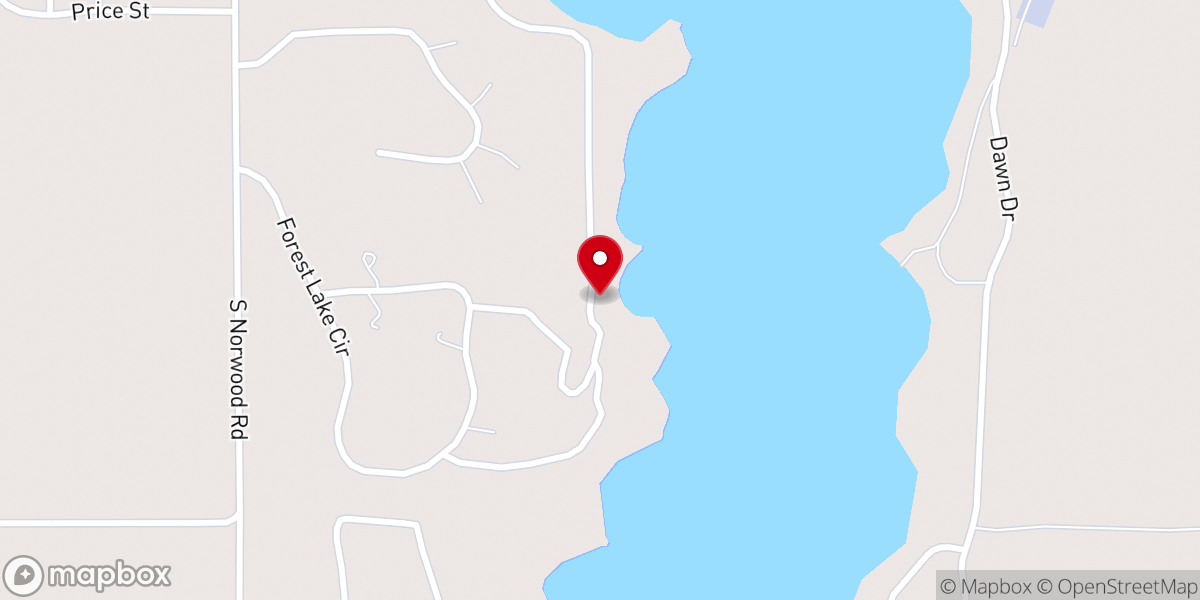 Map showing location of Cascade Lake 4-H Camp