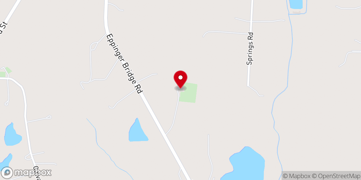 Map showing location of Old Calvary Missionary Baptist Church