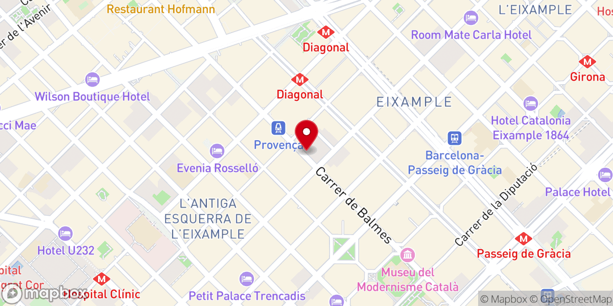 Map showing location of Santuario del Perpetuo Socorro