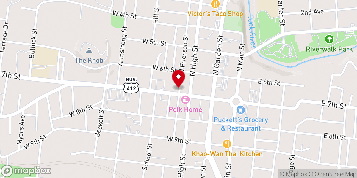Map showing location of Oasis Family Church