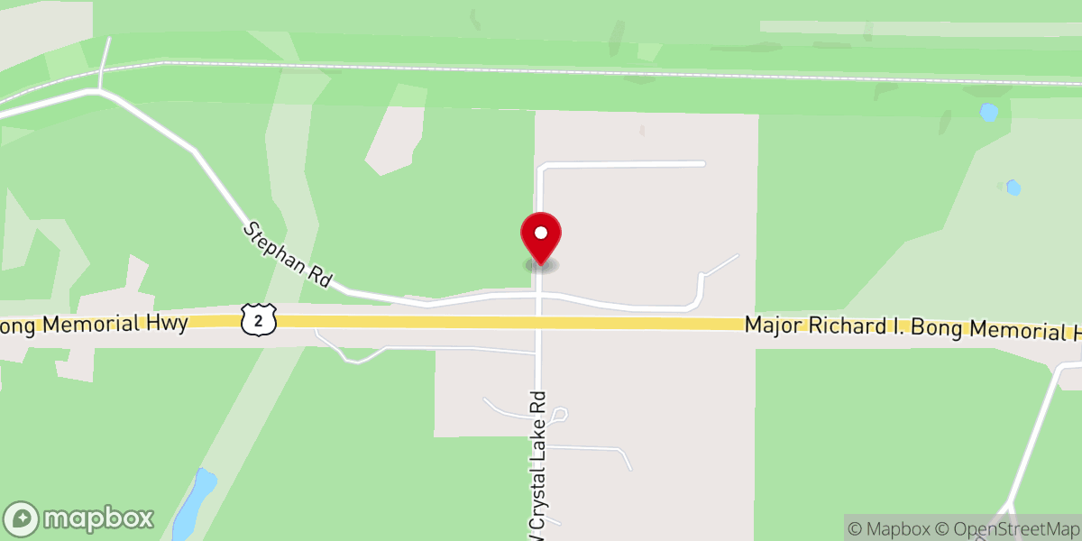 Map showing location of Grace Baptist Church