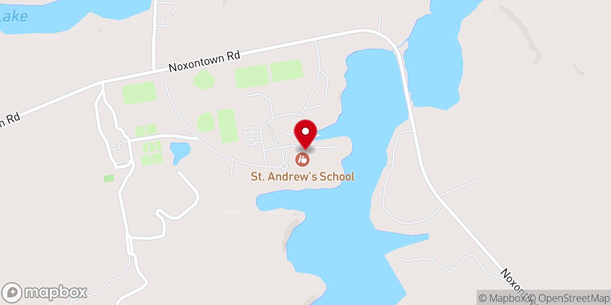 Map showing location of Saint Andrew's School Chapel
