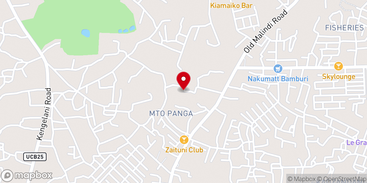 Map showing location of Siloam Ministry
