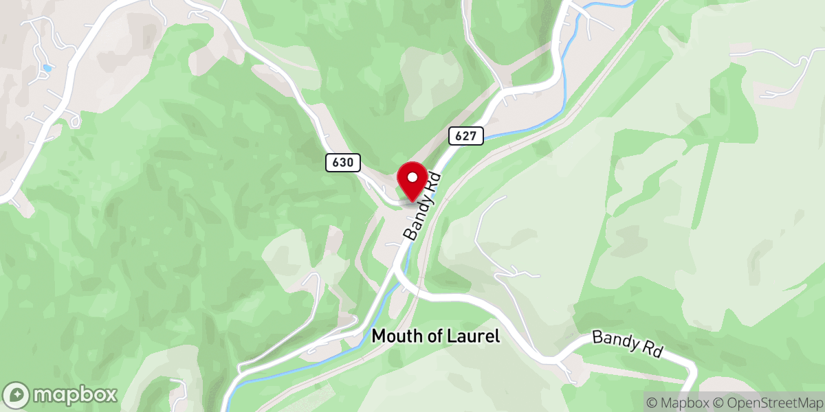Map showing location of Bandy house of Prayer