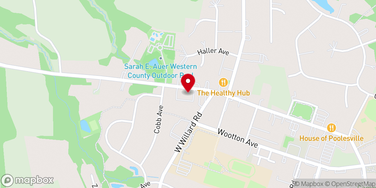Map showing location of Saint Peter's Episcopal Church