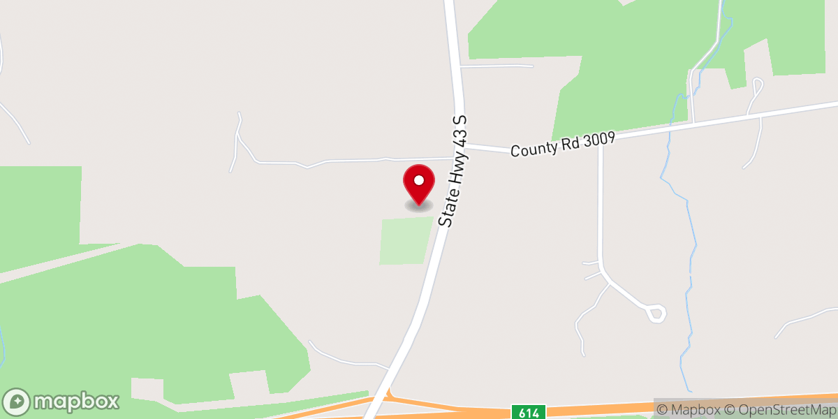 Map showing location of Grange Hall United Methodist Church