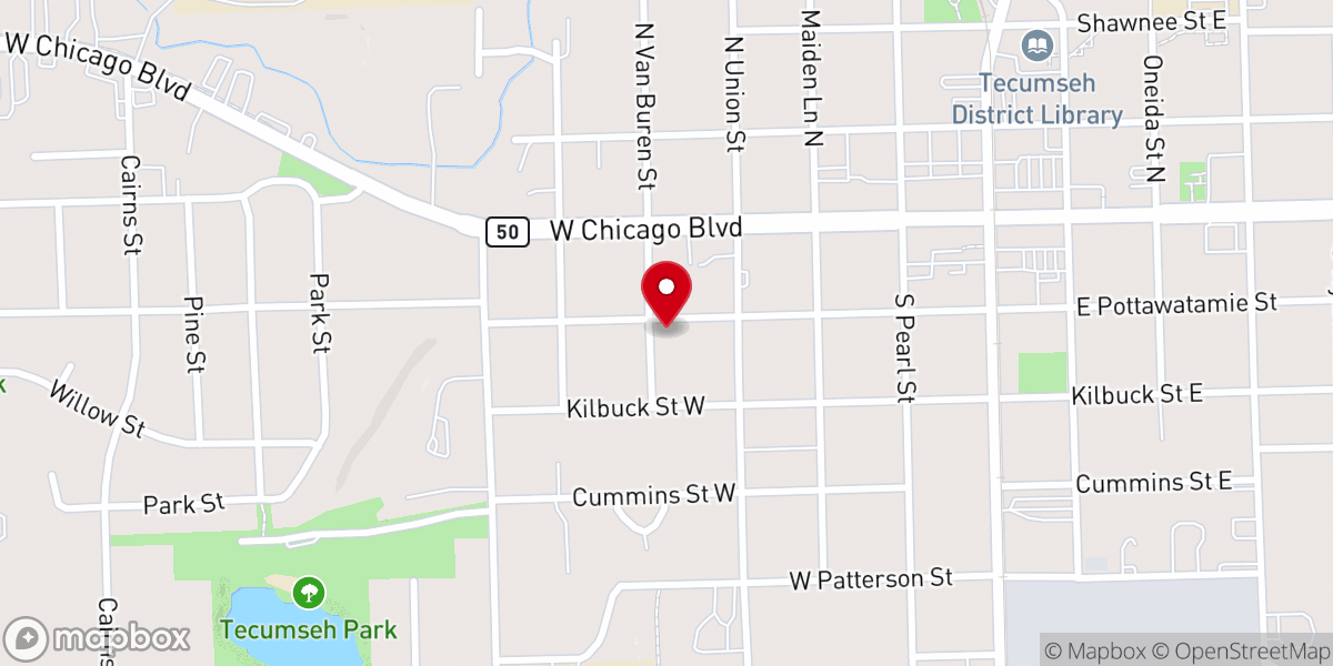 Map showing location of The Point Church of God