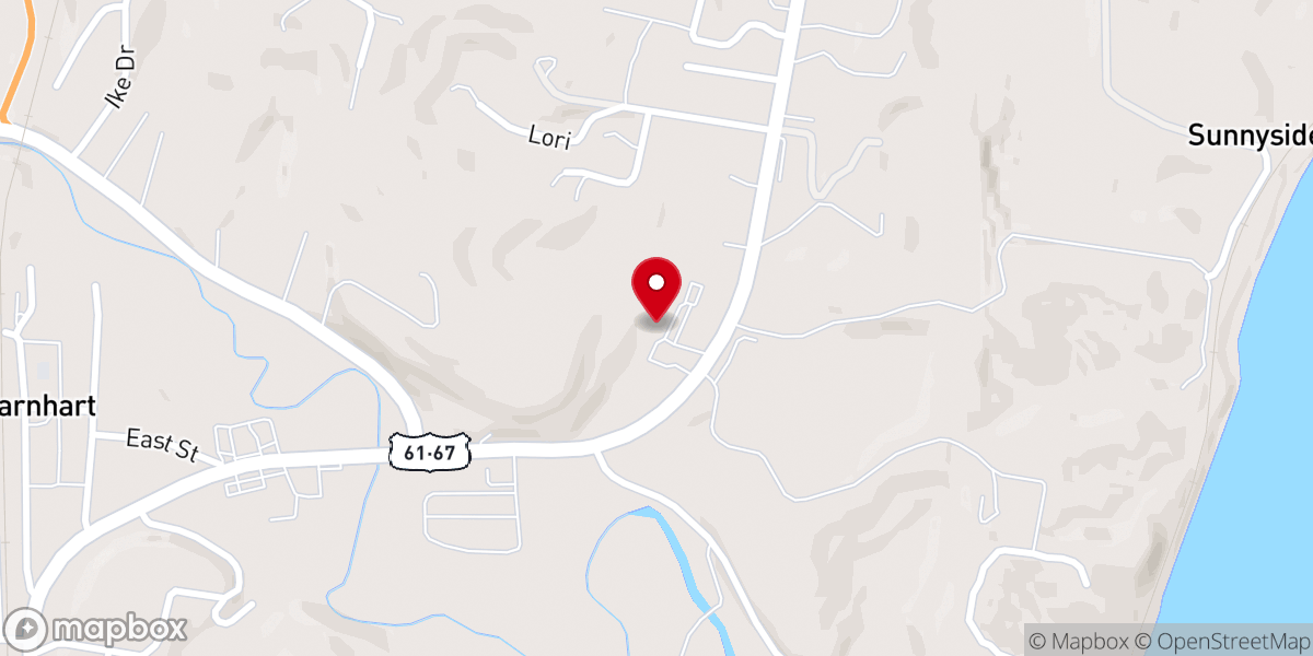 Map showing location of Canaan Baptist Church – Windsor