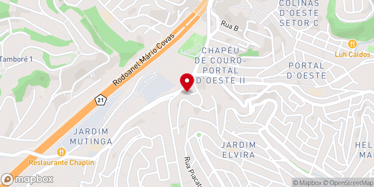 Map showing location of IGREJA BATISTA MEMORIAL DE OSASCO