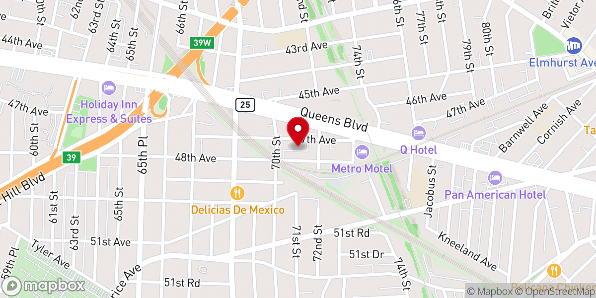 Map showing location of St Mary's Church Rectory