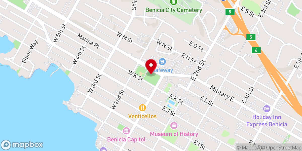 Map showing location of City Park