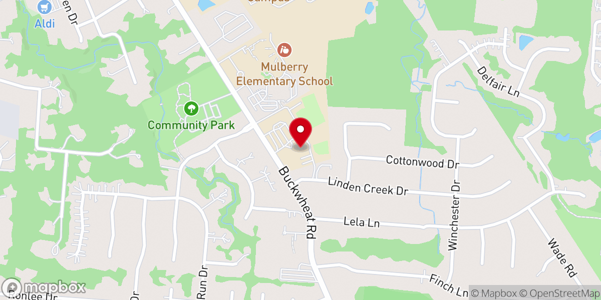 Map showing location of St. Elizabeth Ann Seton Catholic Church