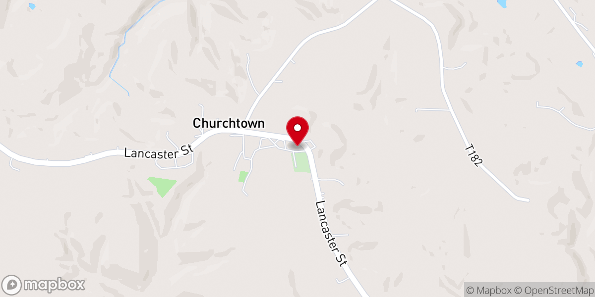 Map showing location of Saint John Catholic Church