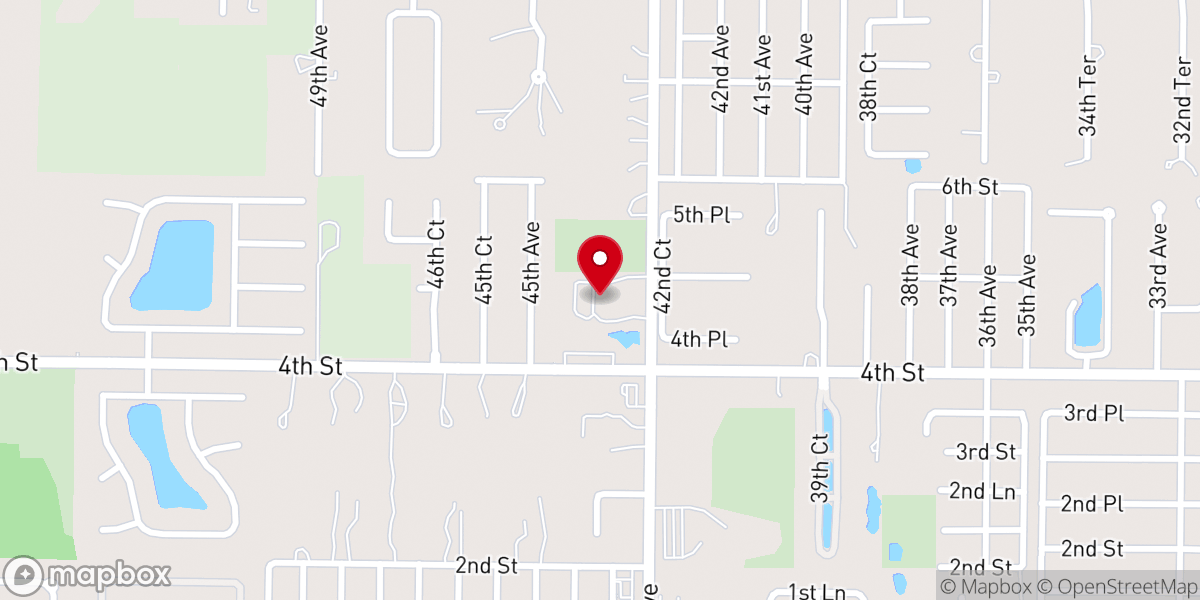Map showing location of St Augustine Episcopal Church