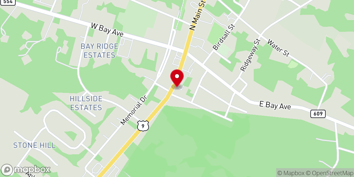 Map showing location of Wright Memorial Presbyterian Church