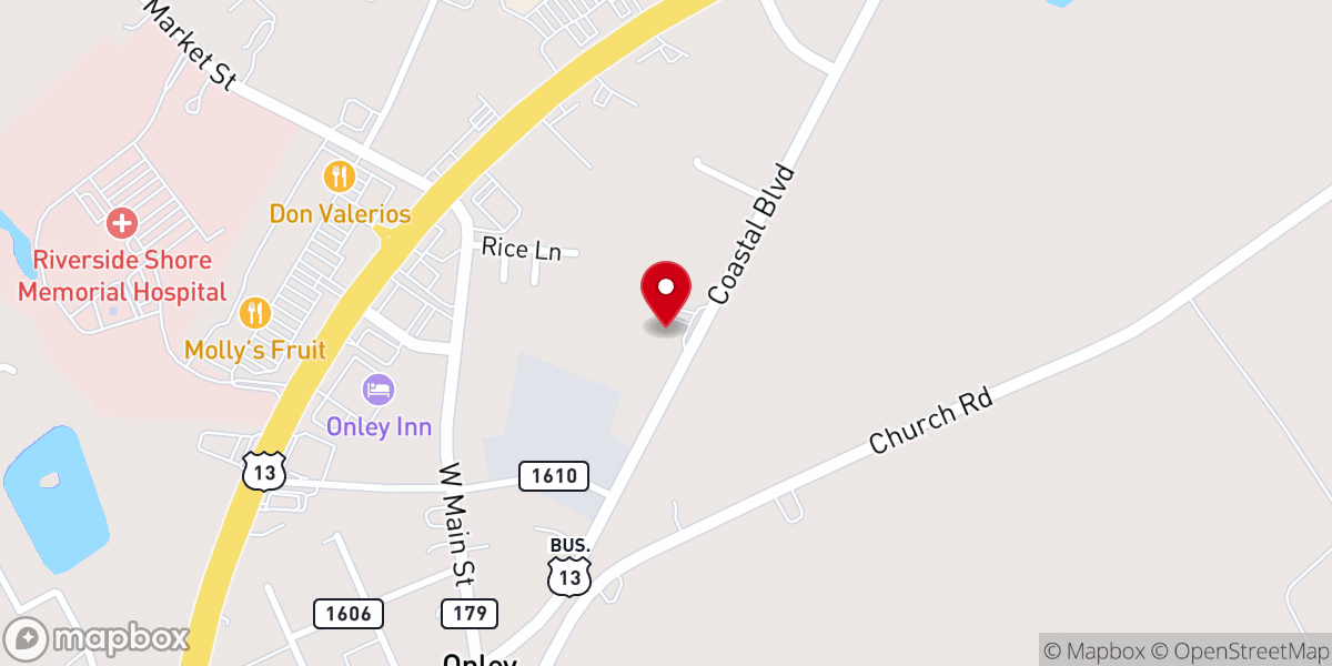 Map showing location of Saint Peter the Apostle Catholic Church