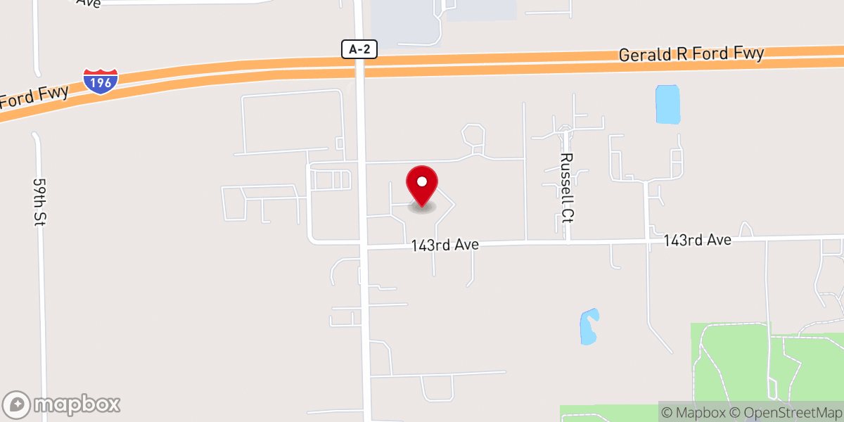Map showing location of Shekinah Revival Ministries