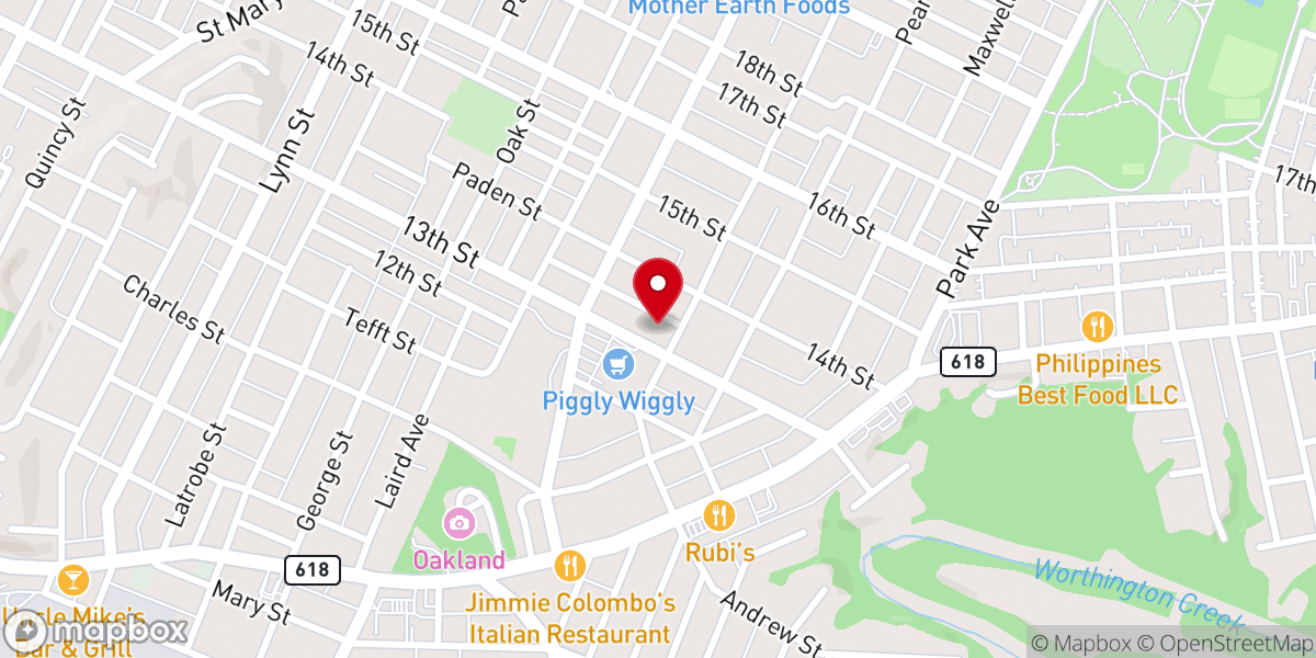 Map showing location of Liberty Street Church of God