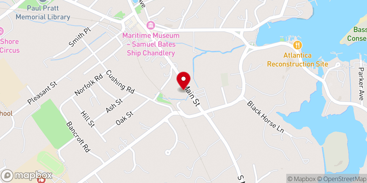Map showing location of St Anthony's Rectory