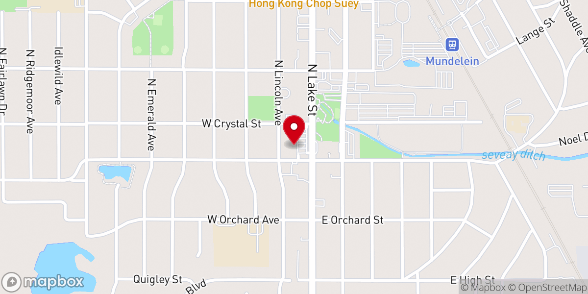 Map showing location of Chicago River Church Inc