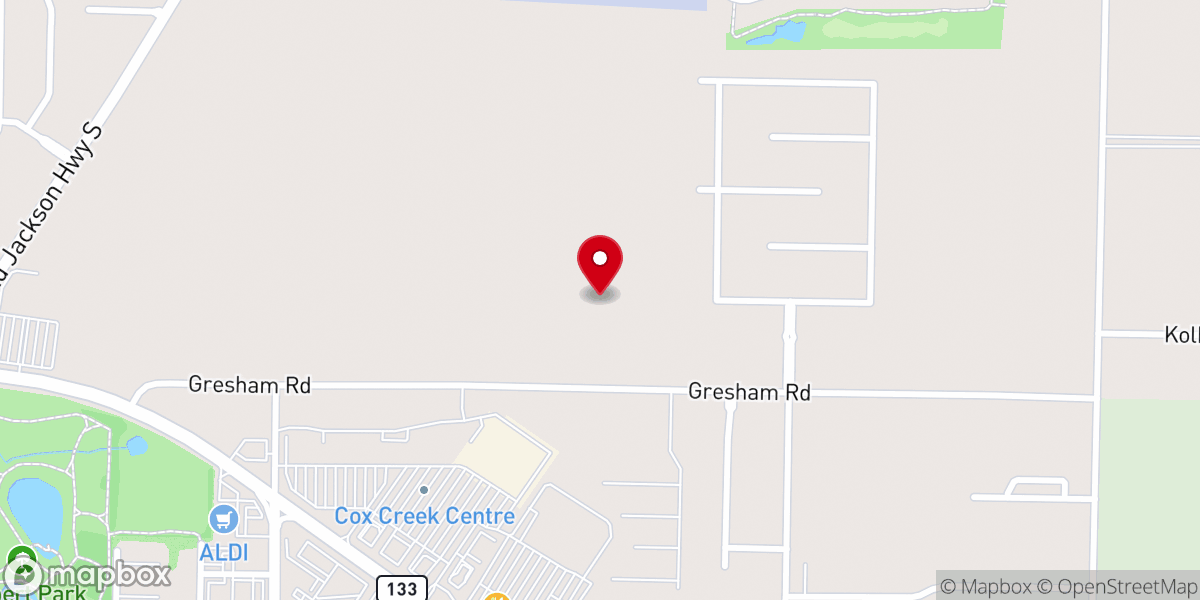 Map showing location of Church of the Highlands
