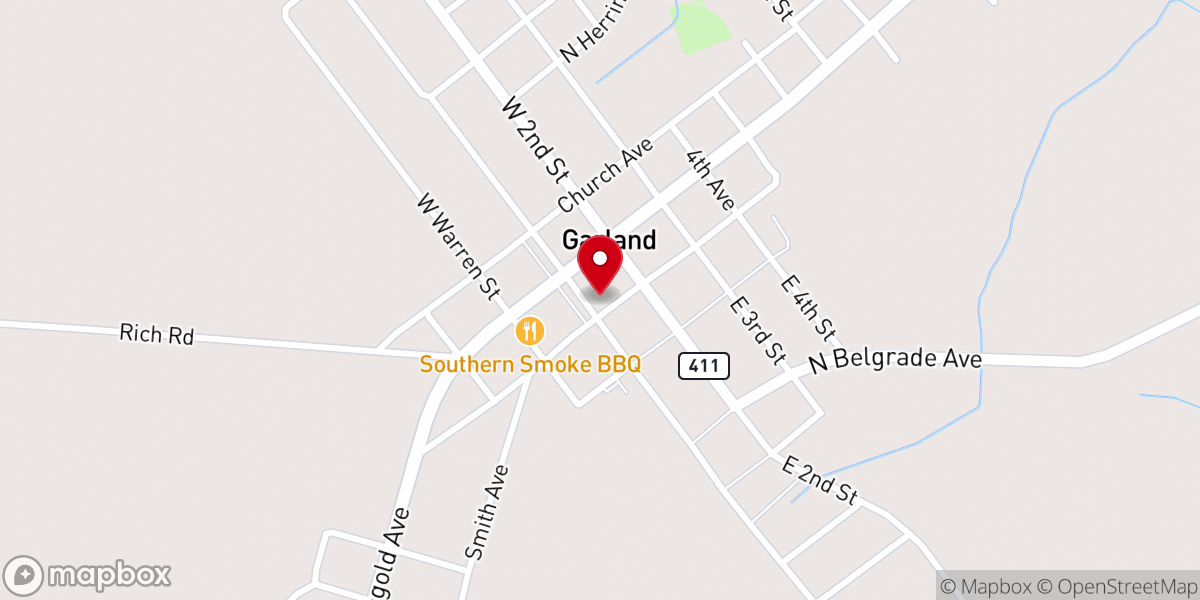 Map showing location of Iglesia Cristiana Palabra de Salvacion