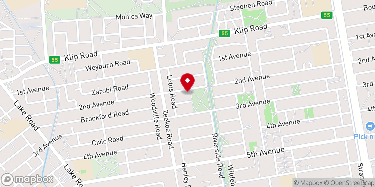 Map showing location of New Apostolic Church West