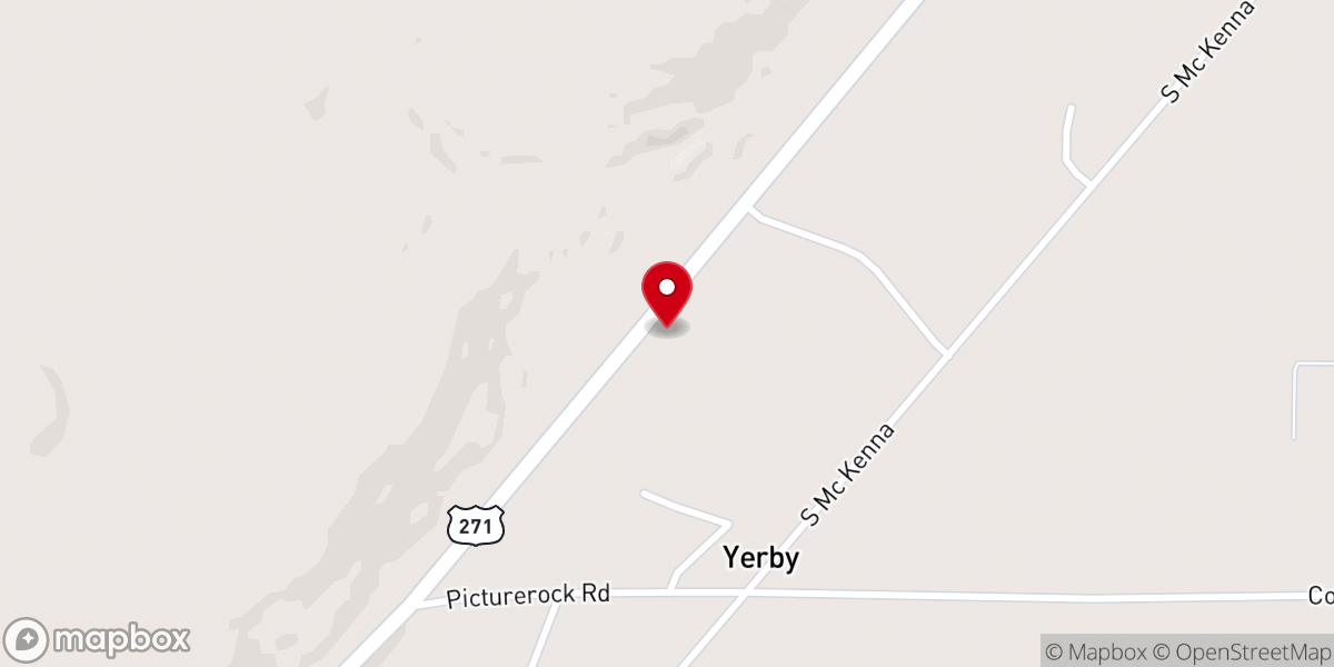Map showing location of Oasis Community Church Poteau