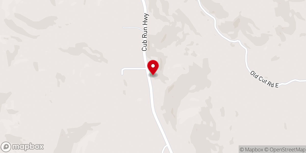 Map showing location of Mount Olivet Church