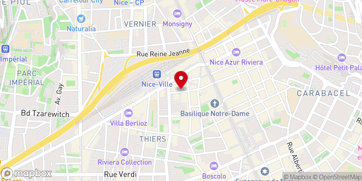 Map showing location of Eglise Apostolique