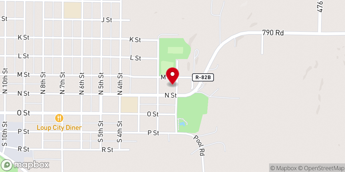 Map showing location of Immanuel Lutheran Church