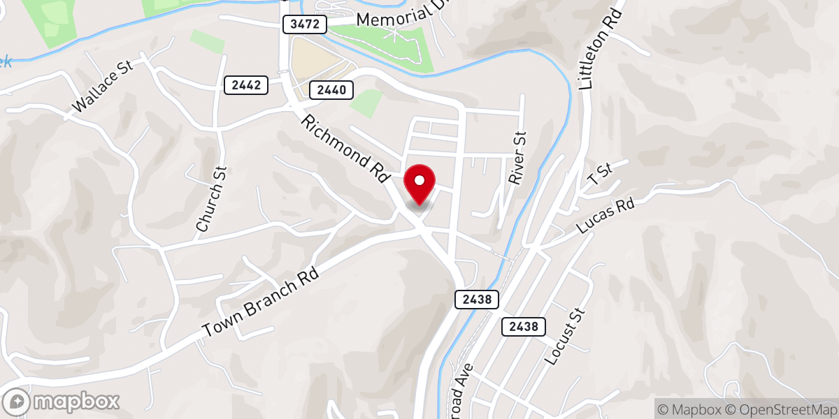 Map showing location of Pentecostal of Manchester