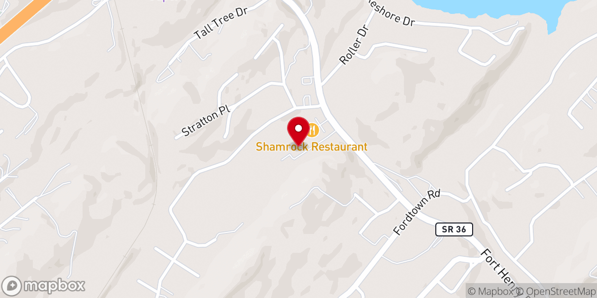 Map showing location of Kingsport Church of Christ