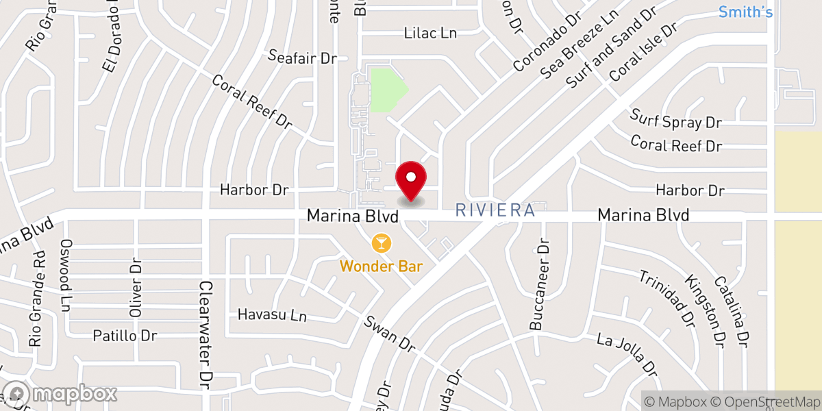 Map showing location of Iglesia Pentecostal Cristo La Roca
