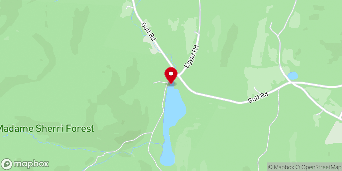 Map showing location of Madame Sherri Forest
