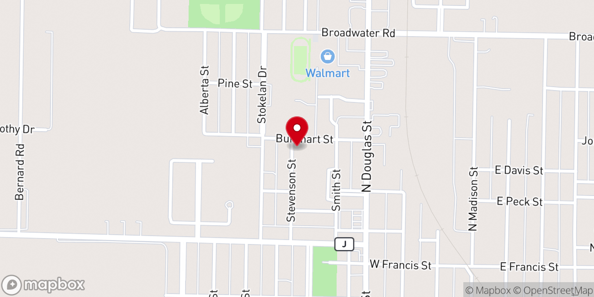 Map showing location of Be Real Ministries