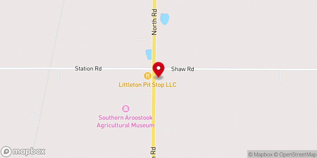 Map showing location of Cornerstone Baptist Church