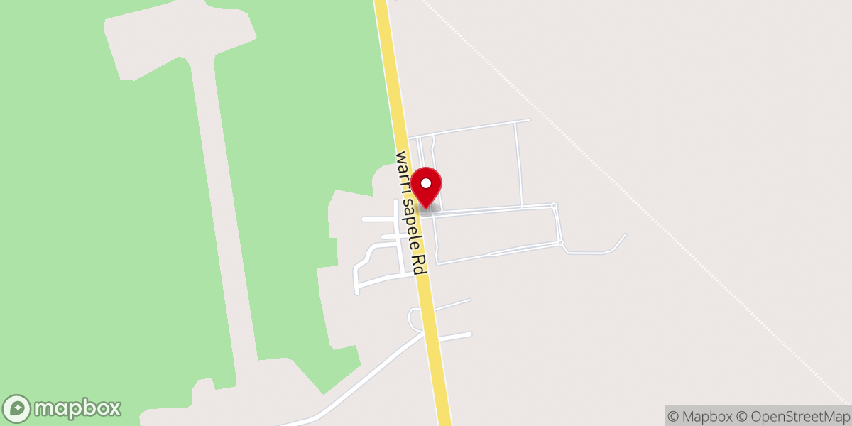 Map showing location of Mercy City, Effurun, Delta State