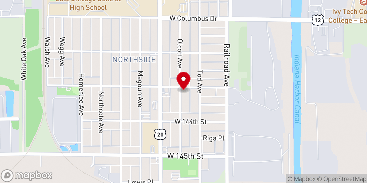 Map showing location of Saint Nicholas Greek Catholic Church