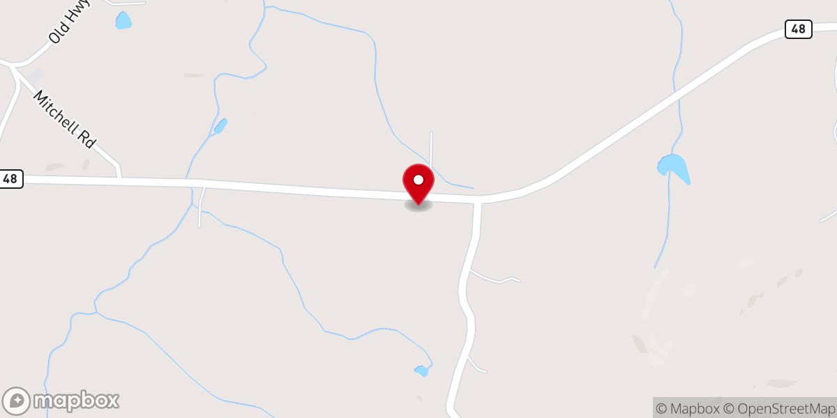 Map showing location of Faith Baptist Church
