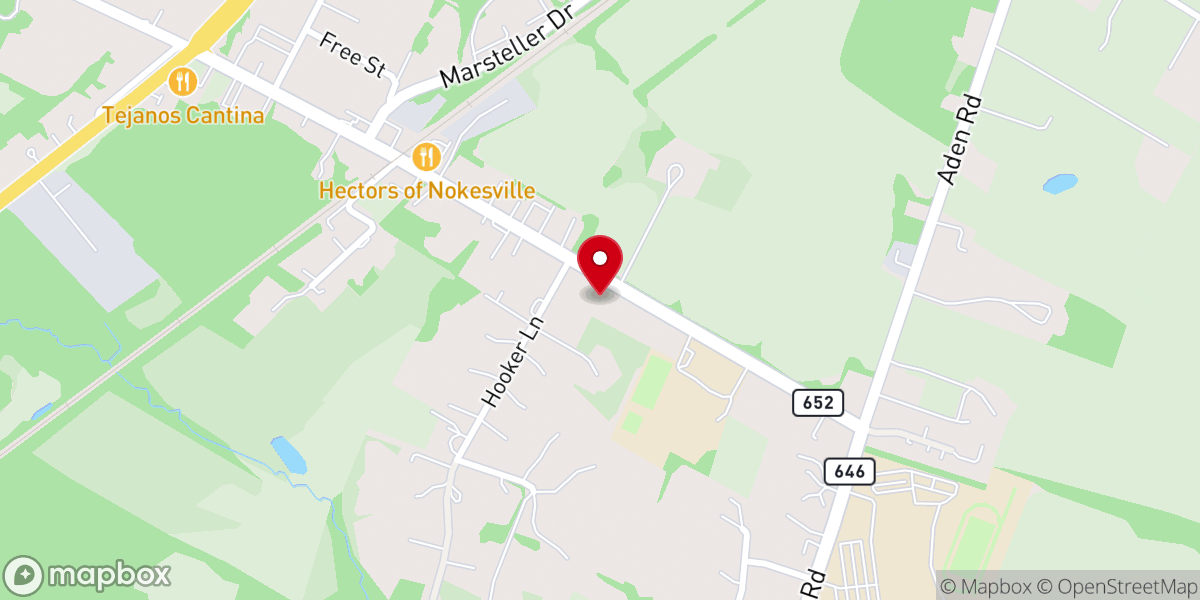 Map showing location of Gospel Chapel