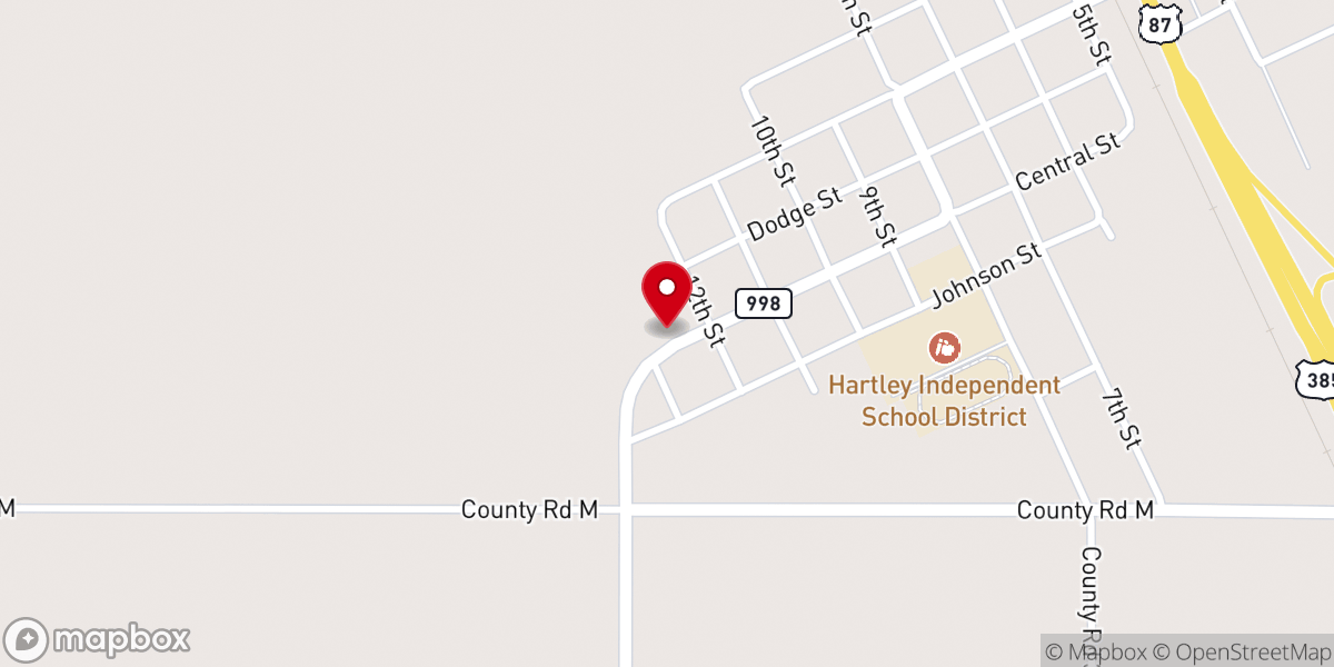 Map showing location of usa mission rosary