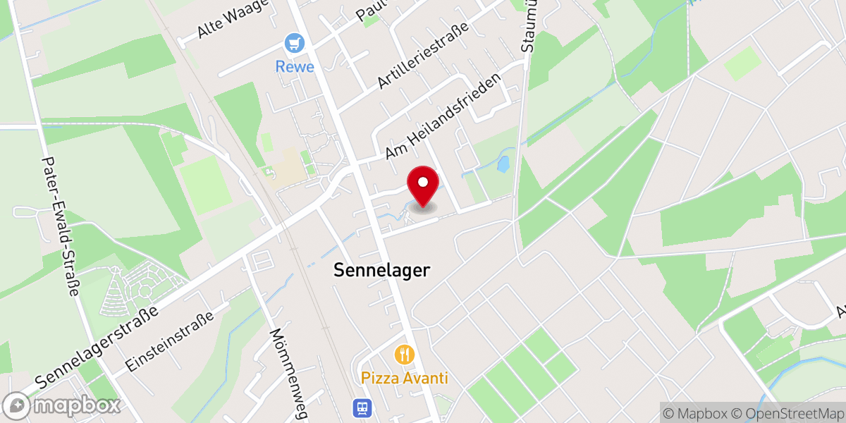 Map showing location of Kirche - Ev. Kirchengemeinde Schloß Neuhaus